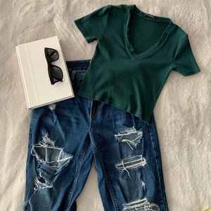 BRANDY MELVILLE | Green Crop